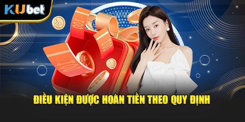 Điều kiện được hoàn tiền theo quy định