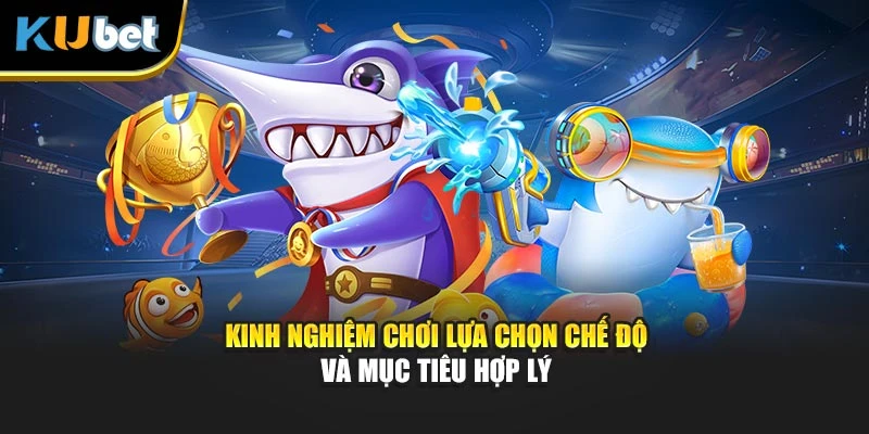 Kinh nghiệm chơi lựa chọn chế độ và mục tiêu hợp lý